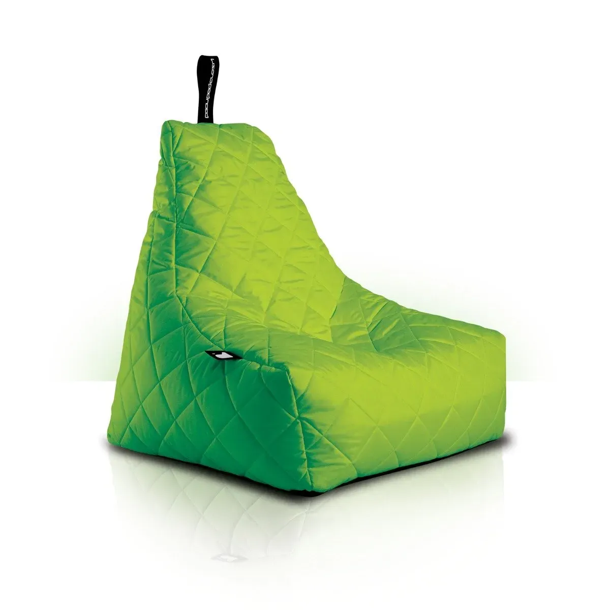 Bean Bag with Quilting - Lime, Polyester