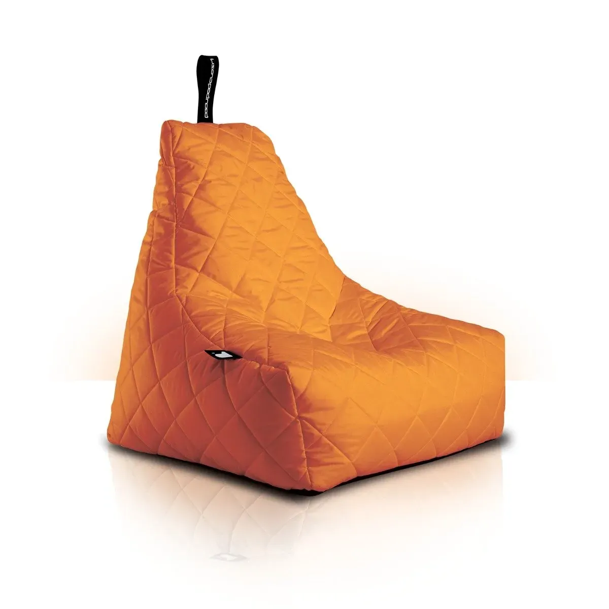 Bean Bag with Quilting - Orange, Polyester