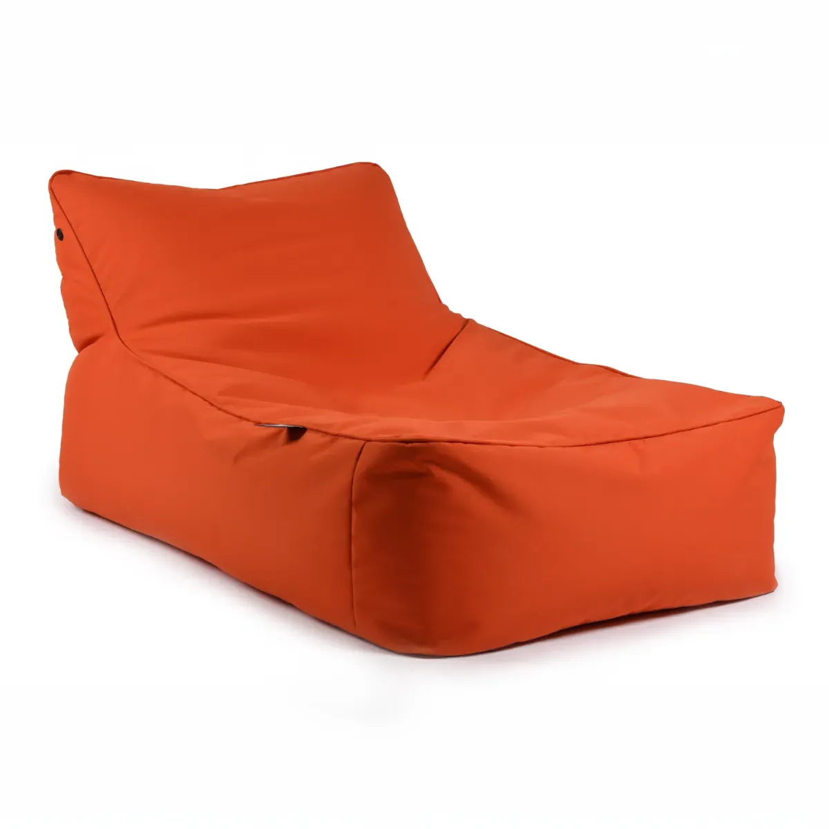 Lounging Bean Bag Bed with Vents - Orange image