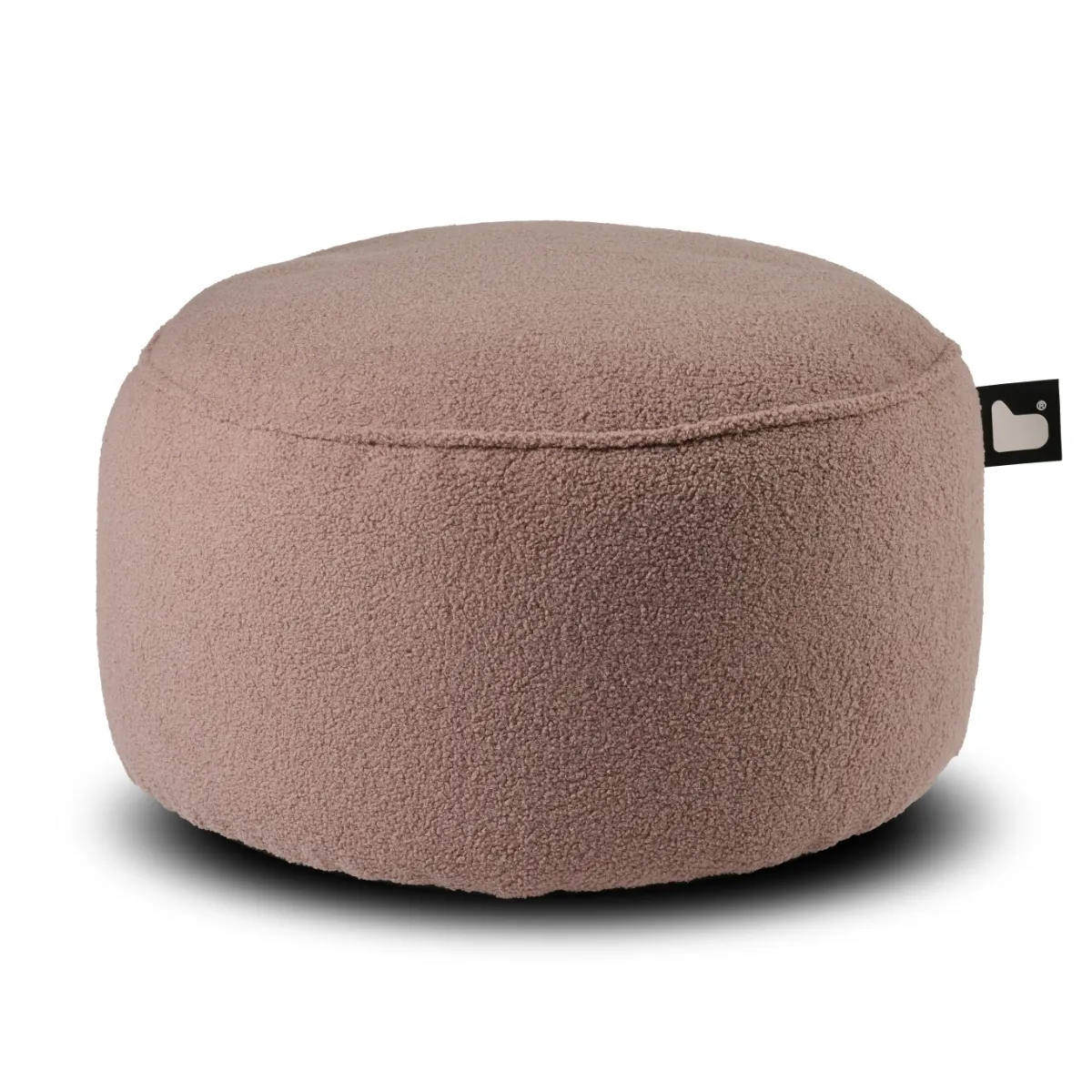 Square Pouffe with Poly Bead Fill - Heather, Teddy