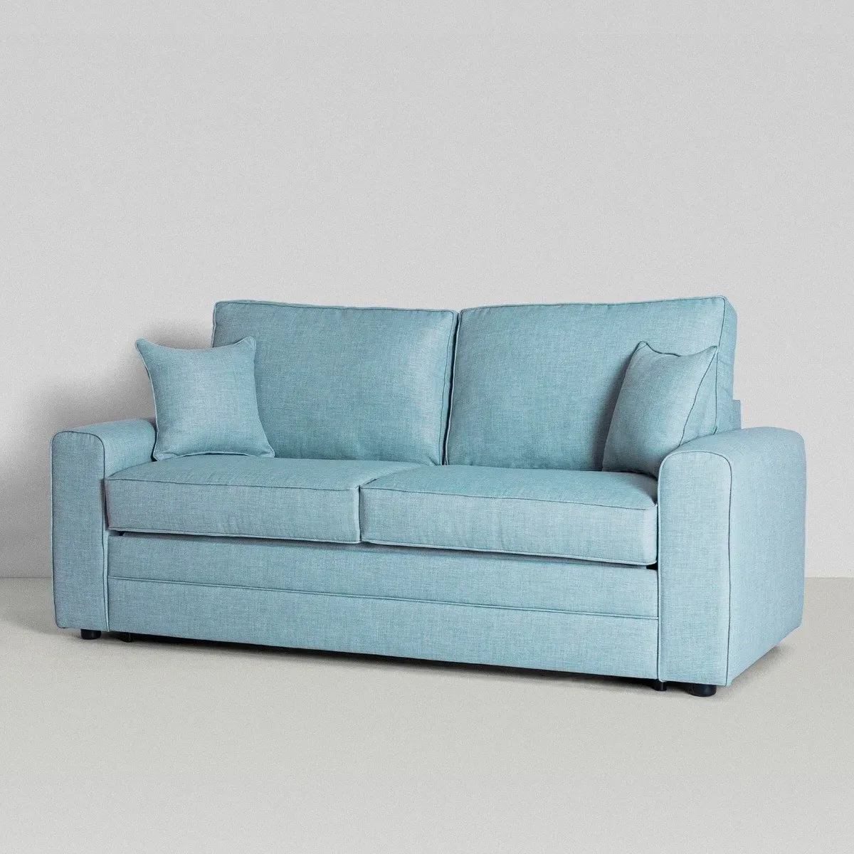 Small Sofa Bed - Orange, Fabric