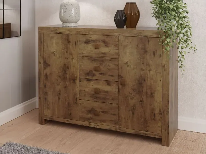 Large Sideboard with Drawers - Tropical Hardwood image