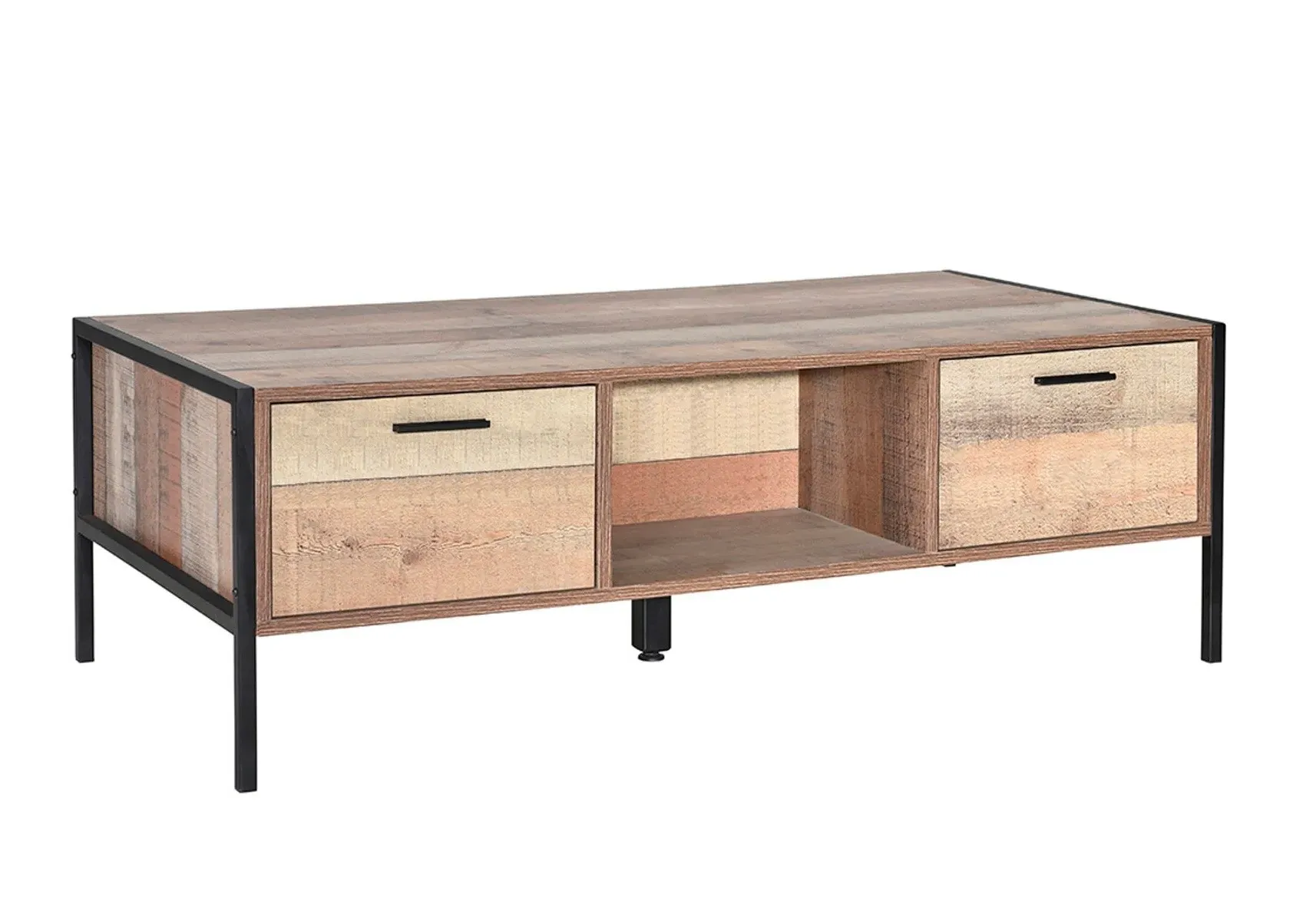 Coffee Table with Drawers - Oak, Wood