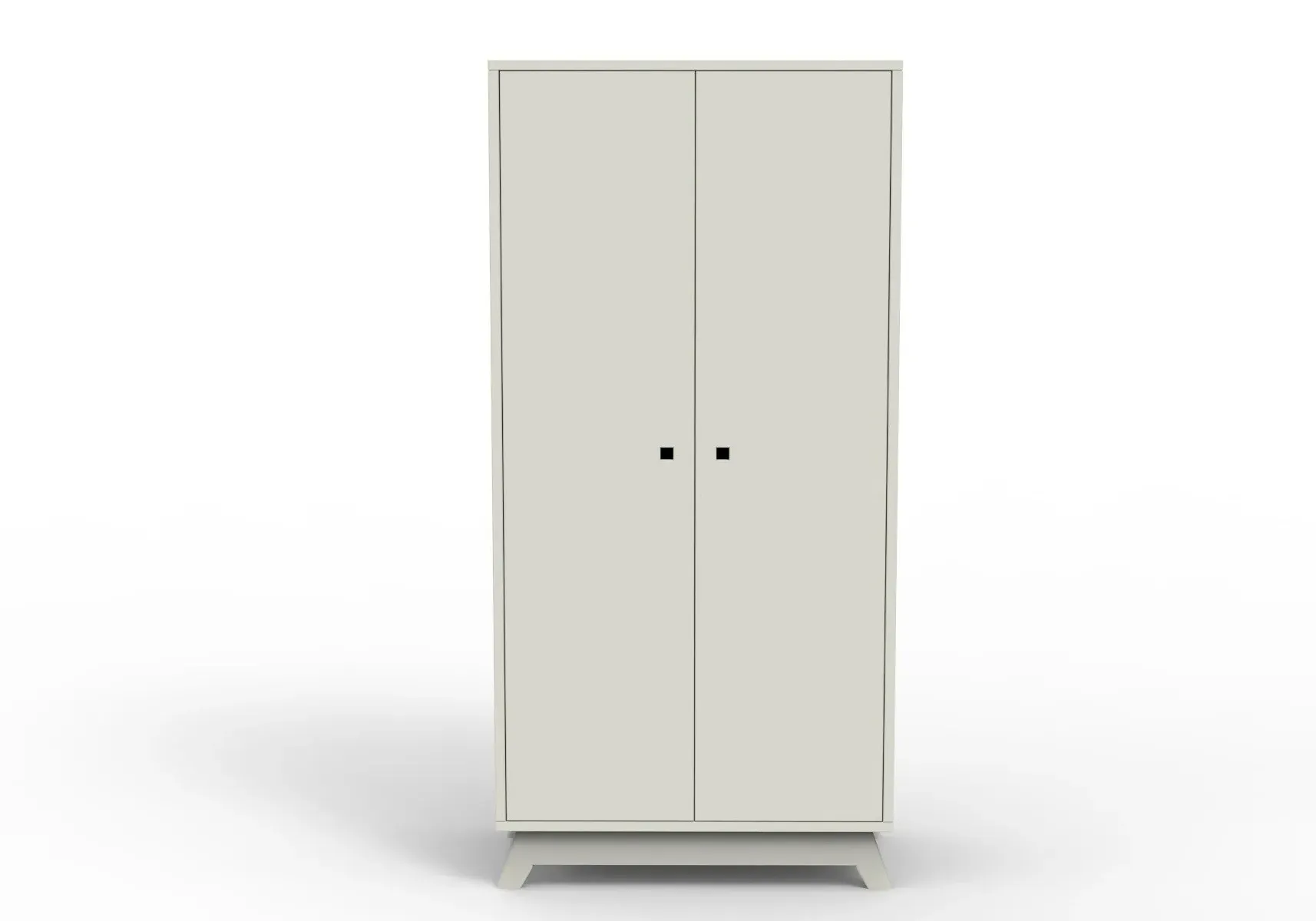 2-Door Wardrobe - Wood