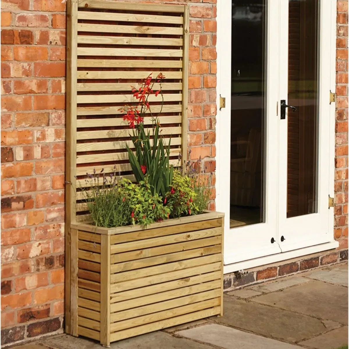 Rectangular Garden Planter - Natural, Wood image