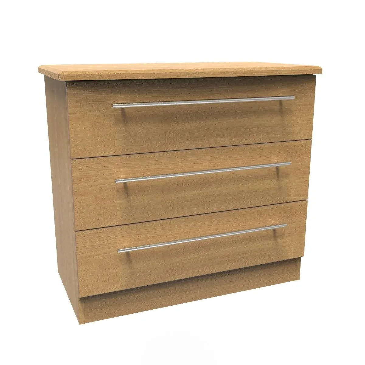 3 Drawer Chest - Modern Oak image