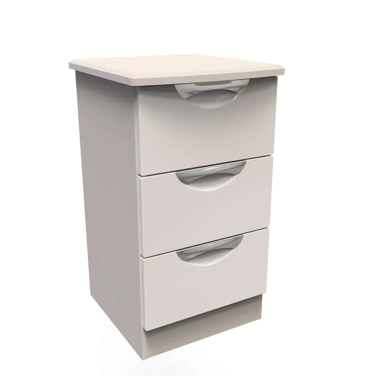 3 Drawer Locker with Metal Handles - Kashmir Gloss image