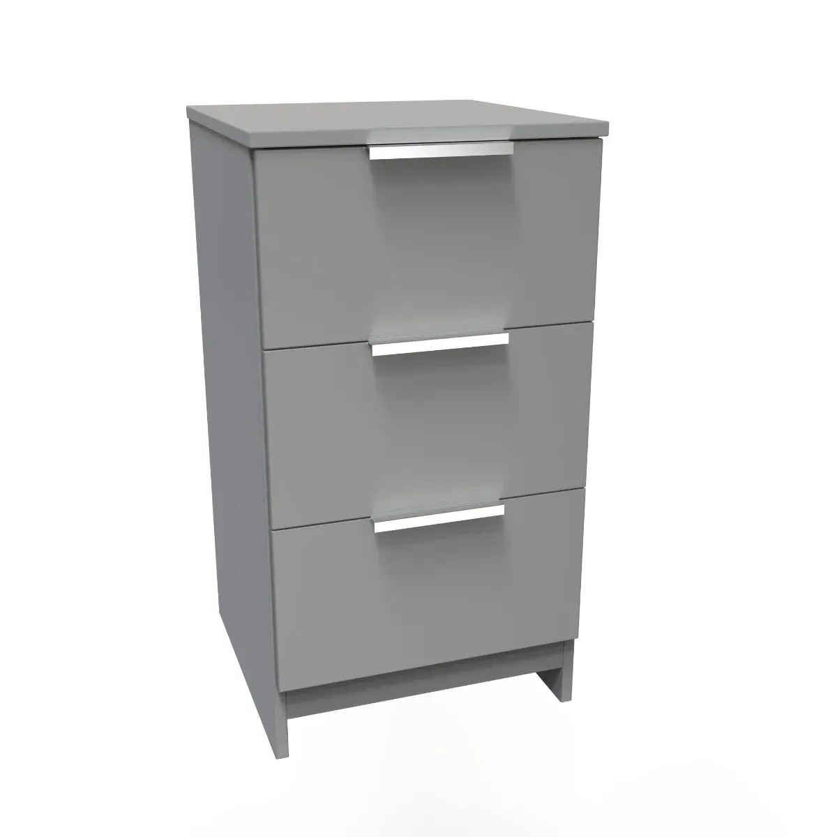 3-Drawer Locker with Wireless Charger - Dust Grey image