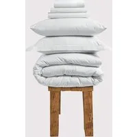 Brookshire Single Bedding Set 300TC - Brilliant White, Cotton Percale alternate view