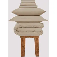 Giza Imperial Single Bedding Set - Bone, Egyptian Cotton alternate view