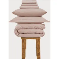 Giza Imperial Single Bedding Set - Dusty Rose, Egyptian Cotton alternate view