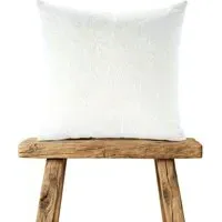 Averie Cushion with Infill, 1 Pair - White, Cotton alternate view