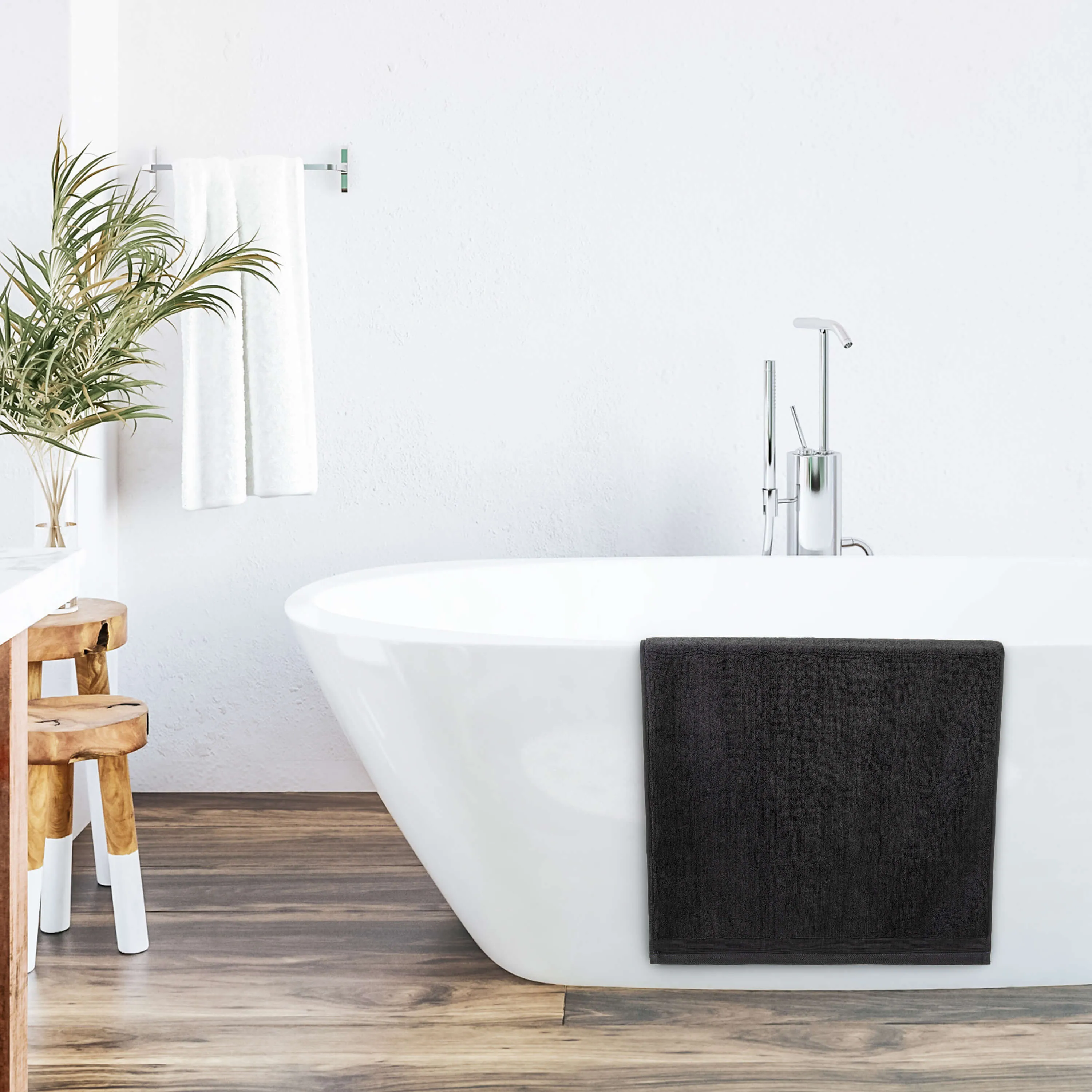 Bath Sheet 700GSM - Grey, Cotton