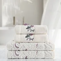 Charlotte Cotton Towel Set 600 GSM - Jacquard Terry alternate view