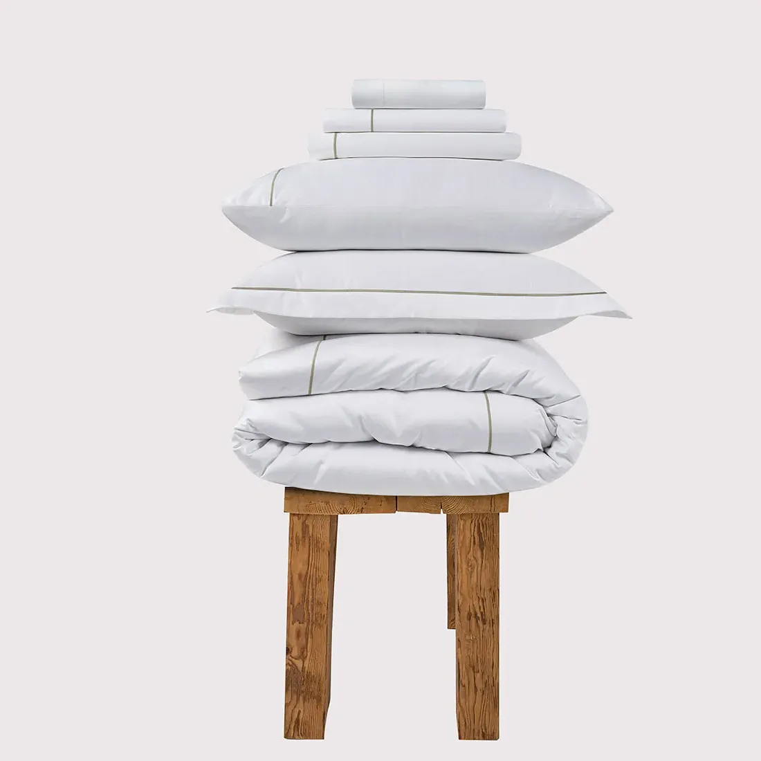 Double Bedding Set 300 Thread Count - Mink