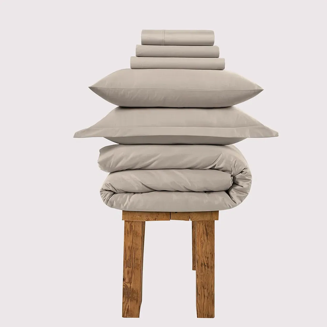 Double Bedding Set 800 Thread Count - Taupe