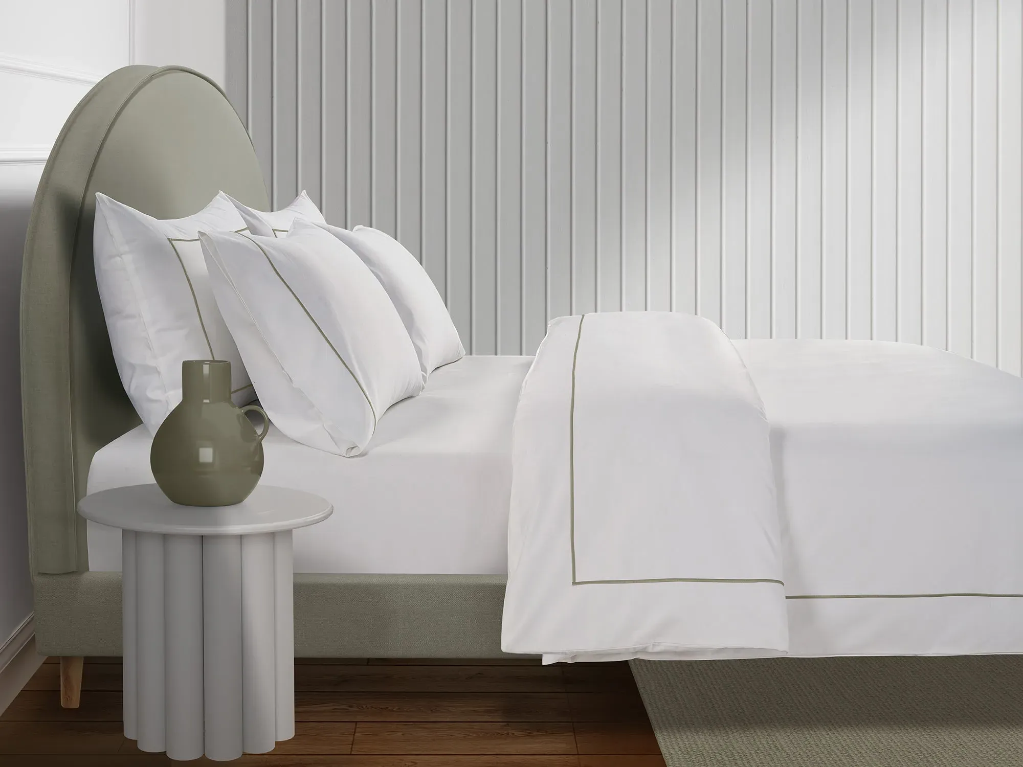 Double Duvet Cover 800 Thread Count - White, Cotton