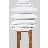 Duke of Bliss Single Bedding Set - White, Egyptian Cotton alternate view