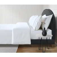 Duke of Bliss Single Duvet Cover - White, Egyptian Cotton alternate view