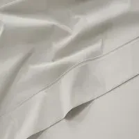 Grand Splendour LUXE Super King Flat Sheet - Oyster Mushroom, Cotton Sateen alternate view