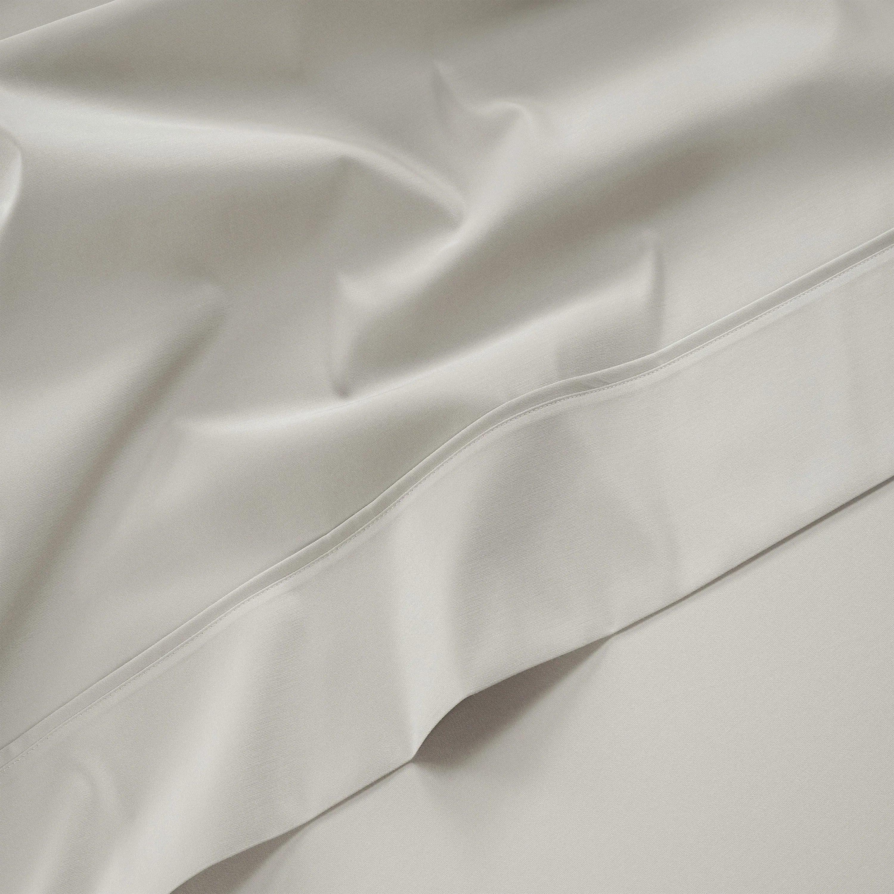 Grand Splendour LUXE Super King Flat Sheet - Oyster Mushroom, Cotton Sateen product