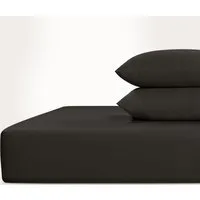 Grand Splendour Single Fitted Sheet - Pewter, Cotton Sateen alternate view