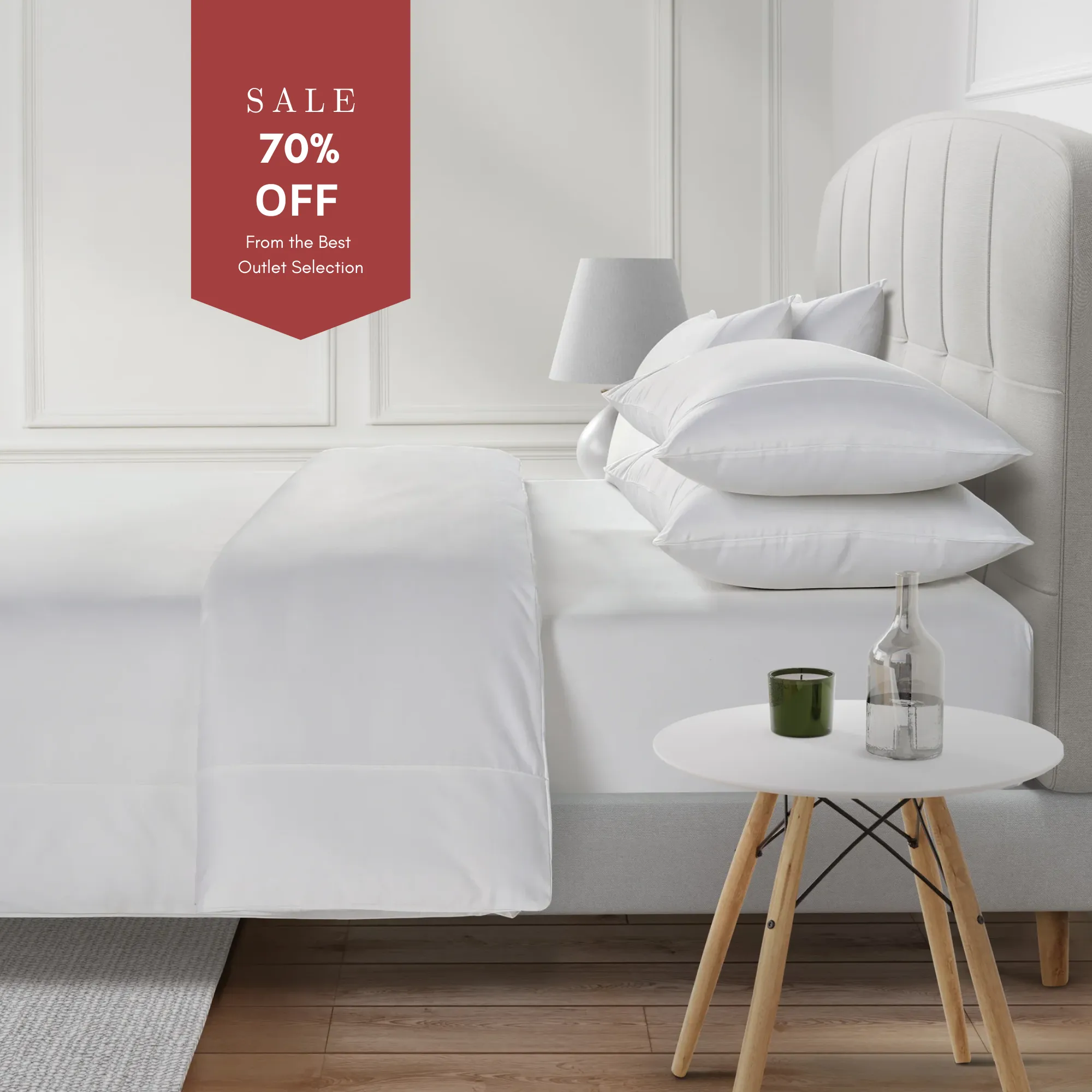King Duvet Cover 800 Thread Count - White