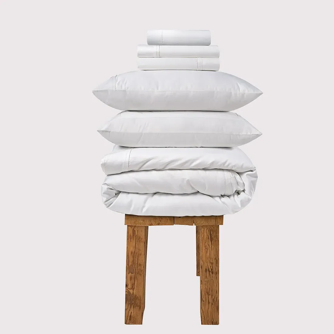 King Size Bedding Set 800 Thread Count - White