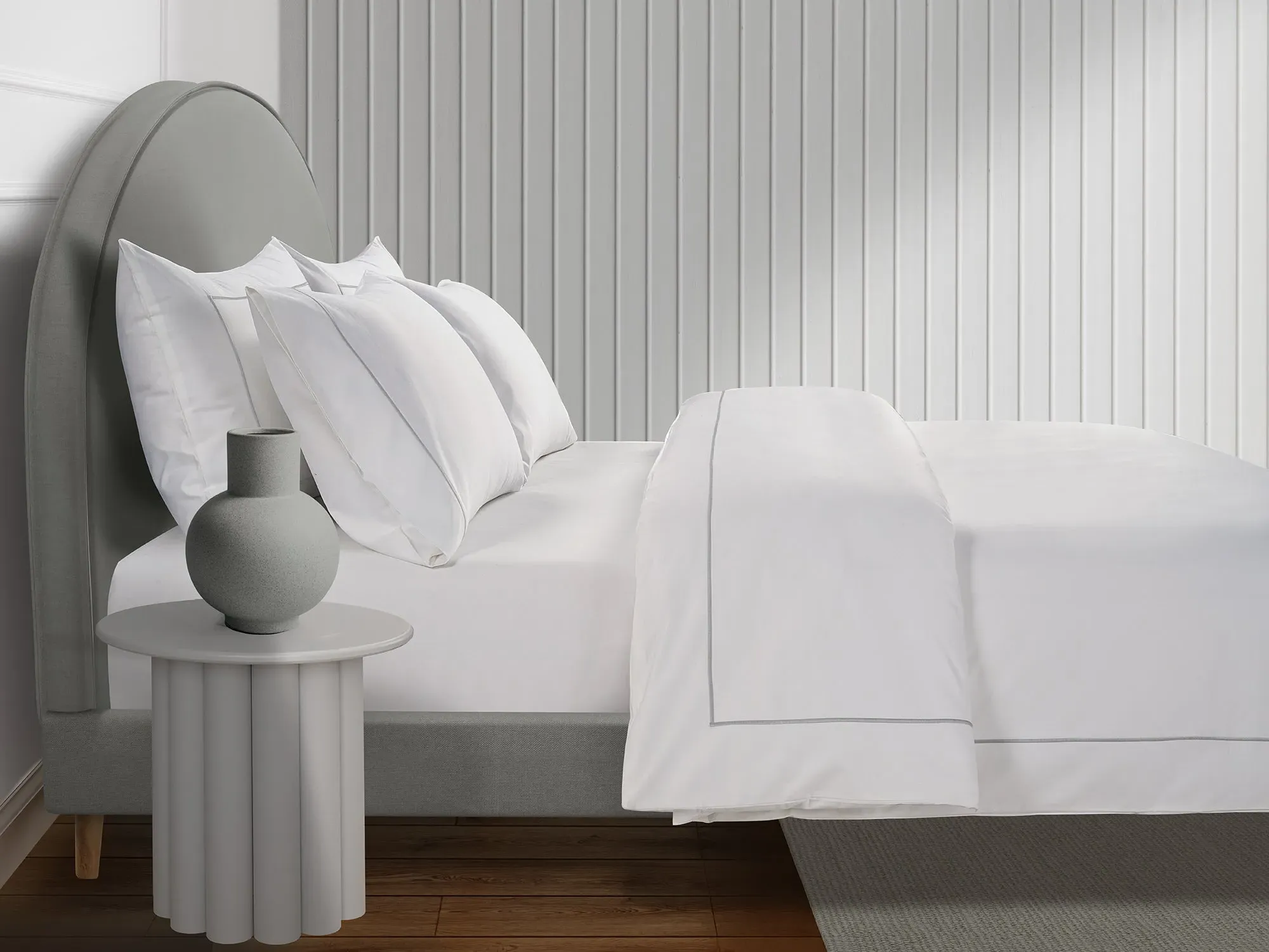 King Size Duvet Cover 800 Thread Count - White, Cotton