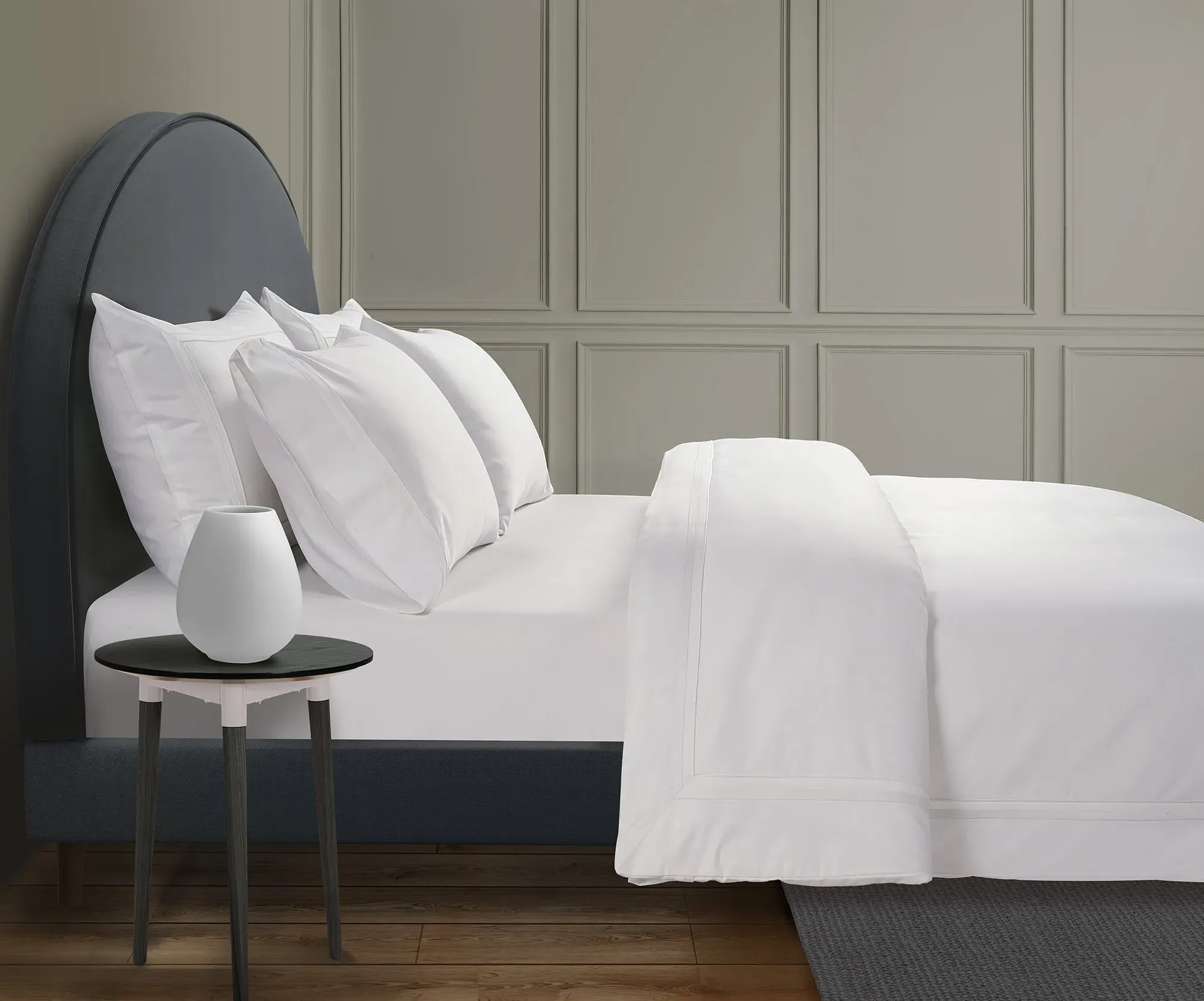 King Size Duvet Cover 800 Thread Count - White, Cotton