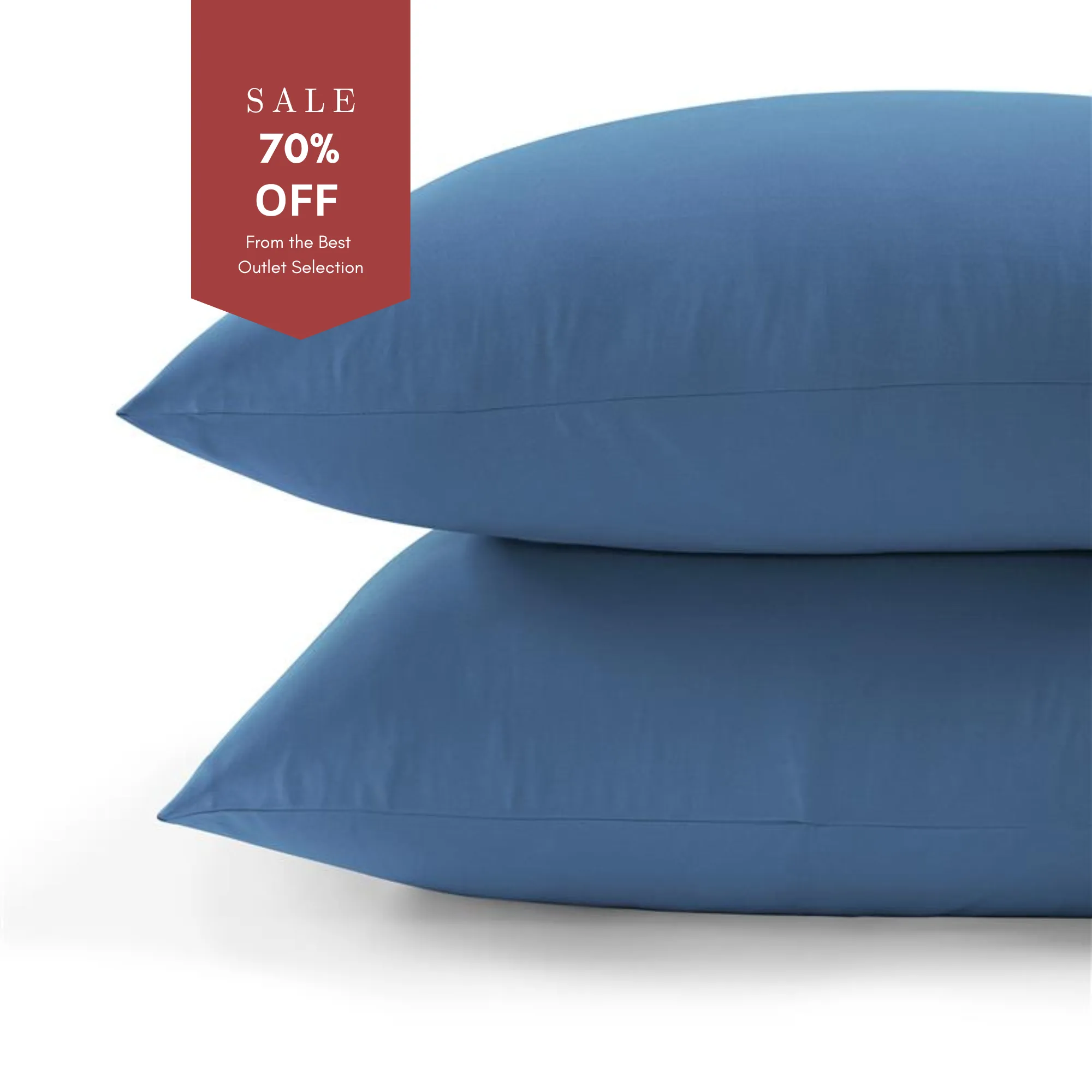 Oxford Pillowcase Pair - Quiet Harbour, Cotton Sateen