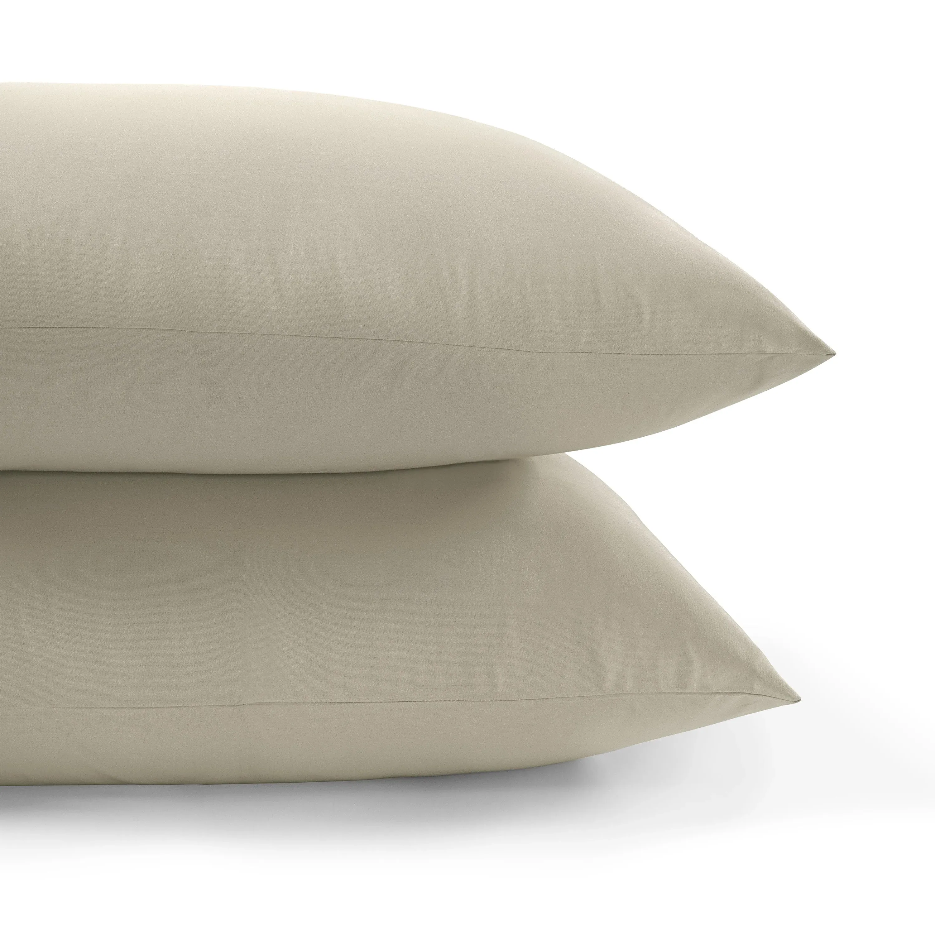 Peaceful Empress Standard Pillowcases Pair - Oatmeal, Cotton Percale product