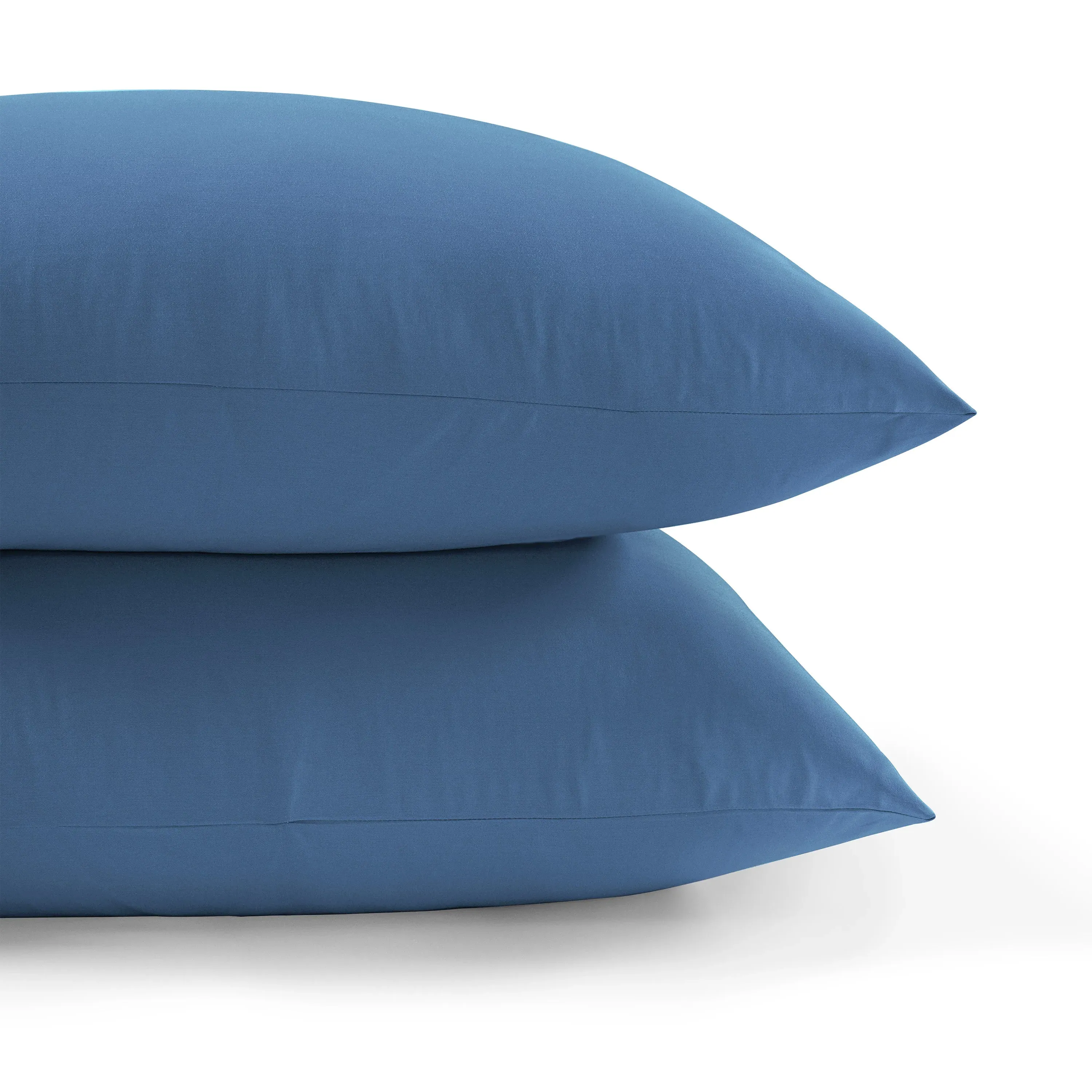 Pair Pillowcases Oxford Style - Quiet Harbour, Cotton