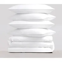 Hungarian Goose Down Duvet & Pillow Set 4.5 Tog - White, Cotton alternate view