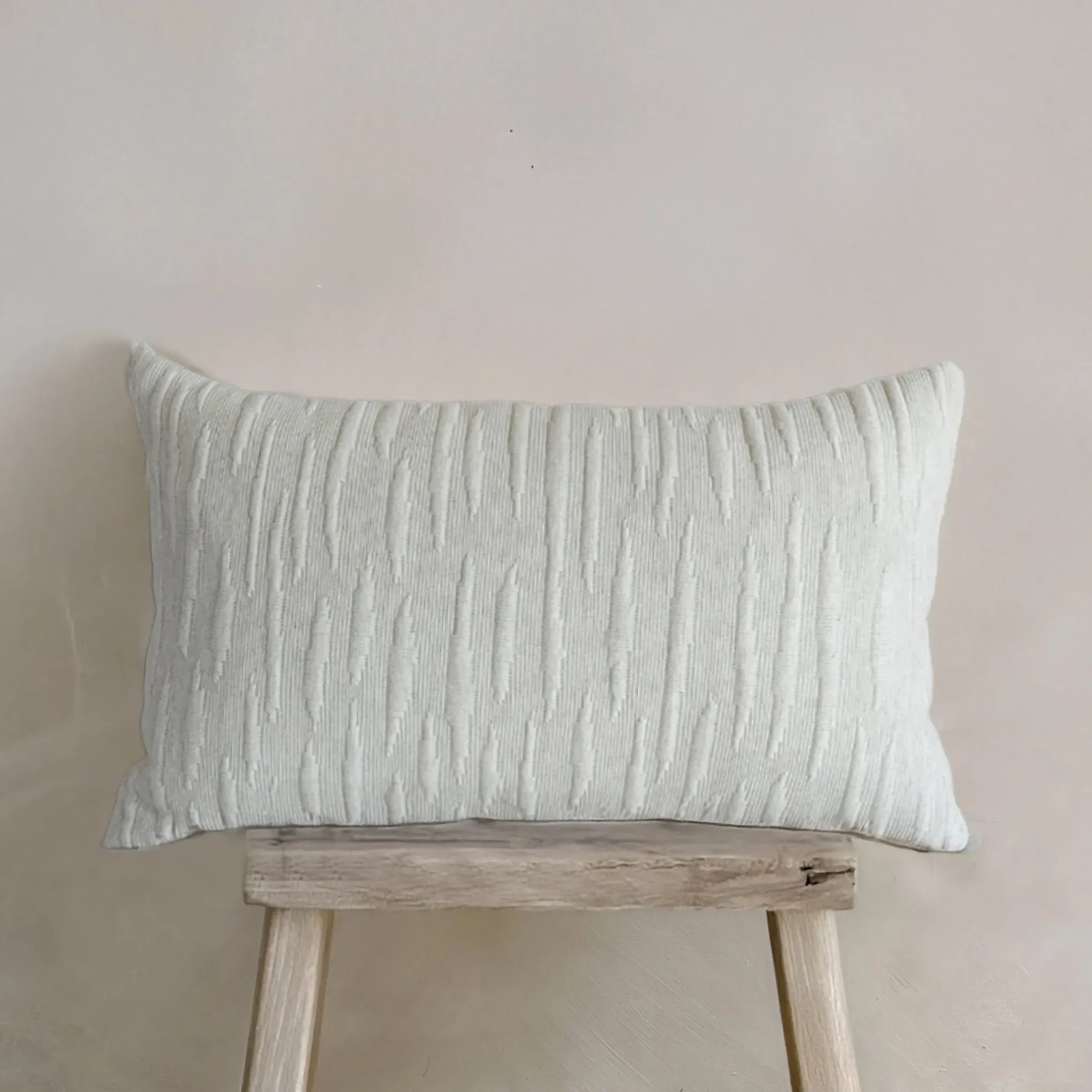 Rectangular Cushion with Zip Closure - Silver image