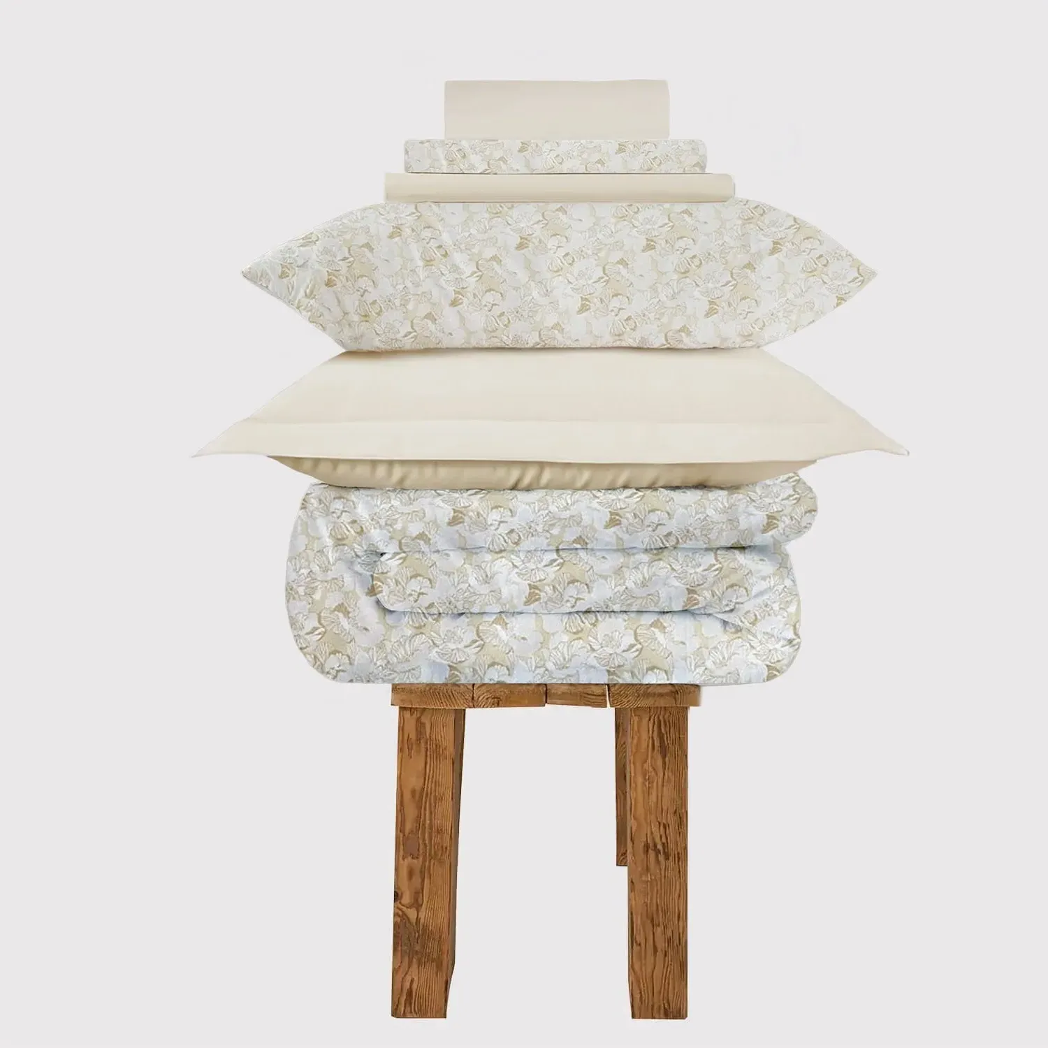 Single Bedding Set 300 Thread Count - Sand, Cotton image