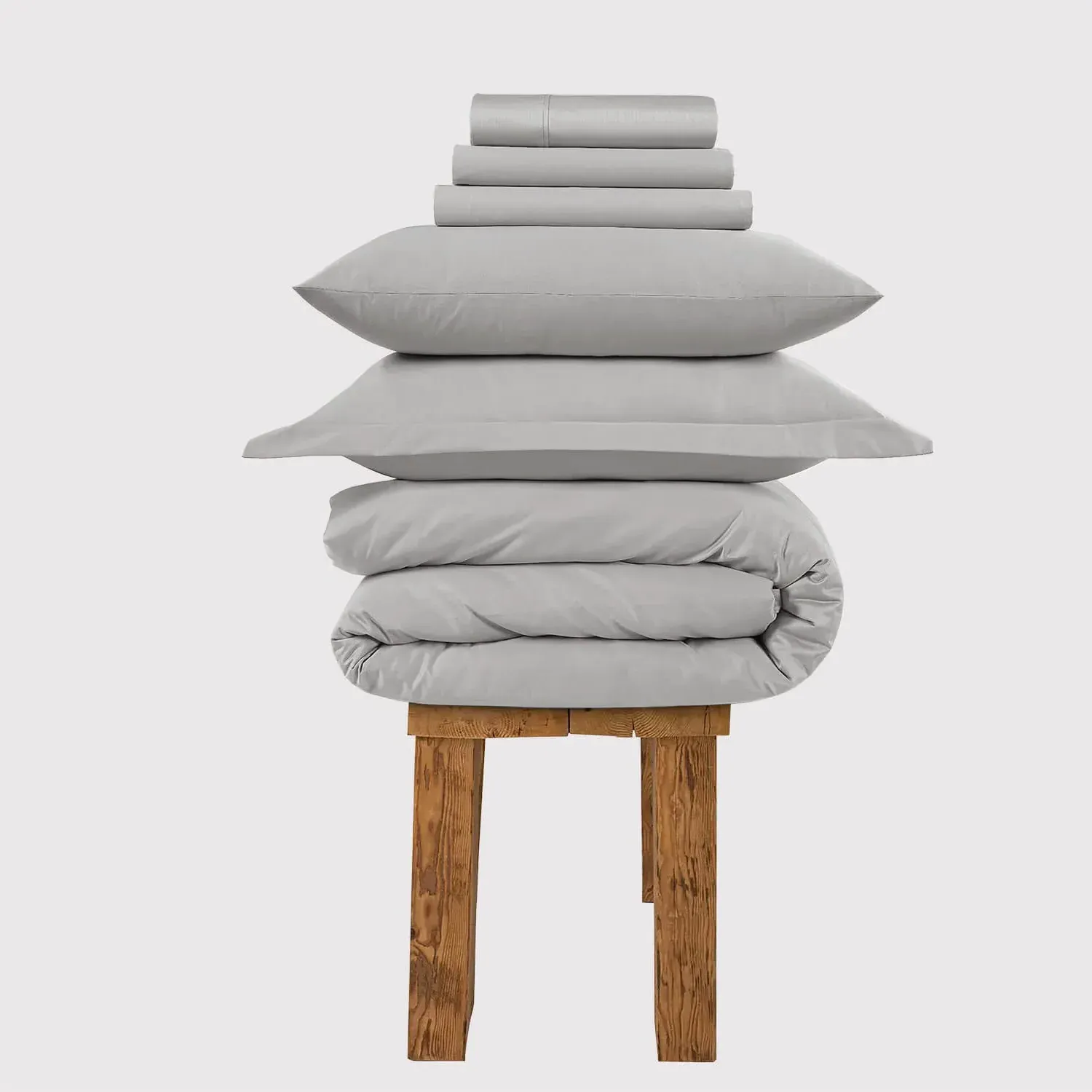 Single Bedding Set 800 Thread Count - Oyster, Cotton image
