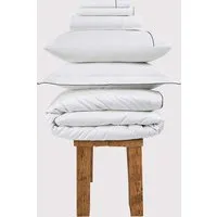 Duke of Bliss Single Bedding Set - White, Egyptian Cotton alternate view