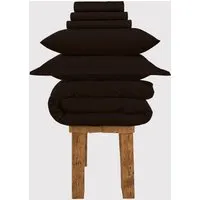 Giza Imperial Single Bedding Set - Coffee, Egyptian Cotton alternate view
