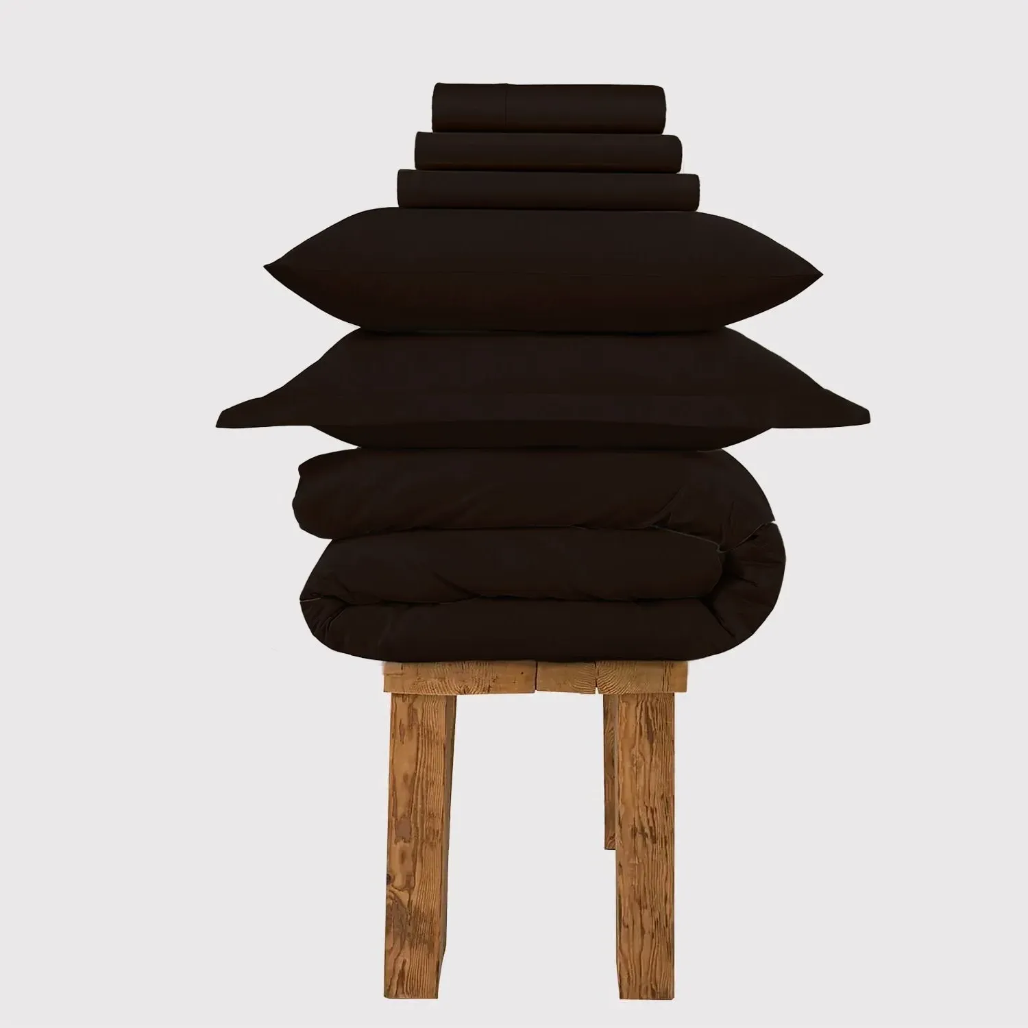 Single Bedding Set - Coffee, Egyptian Cotton image