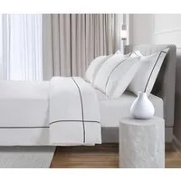 Kensington Lux Single Duvet Cover 800 Thread Count - Jet Black, Cotton alternate view