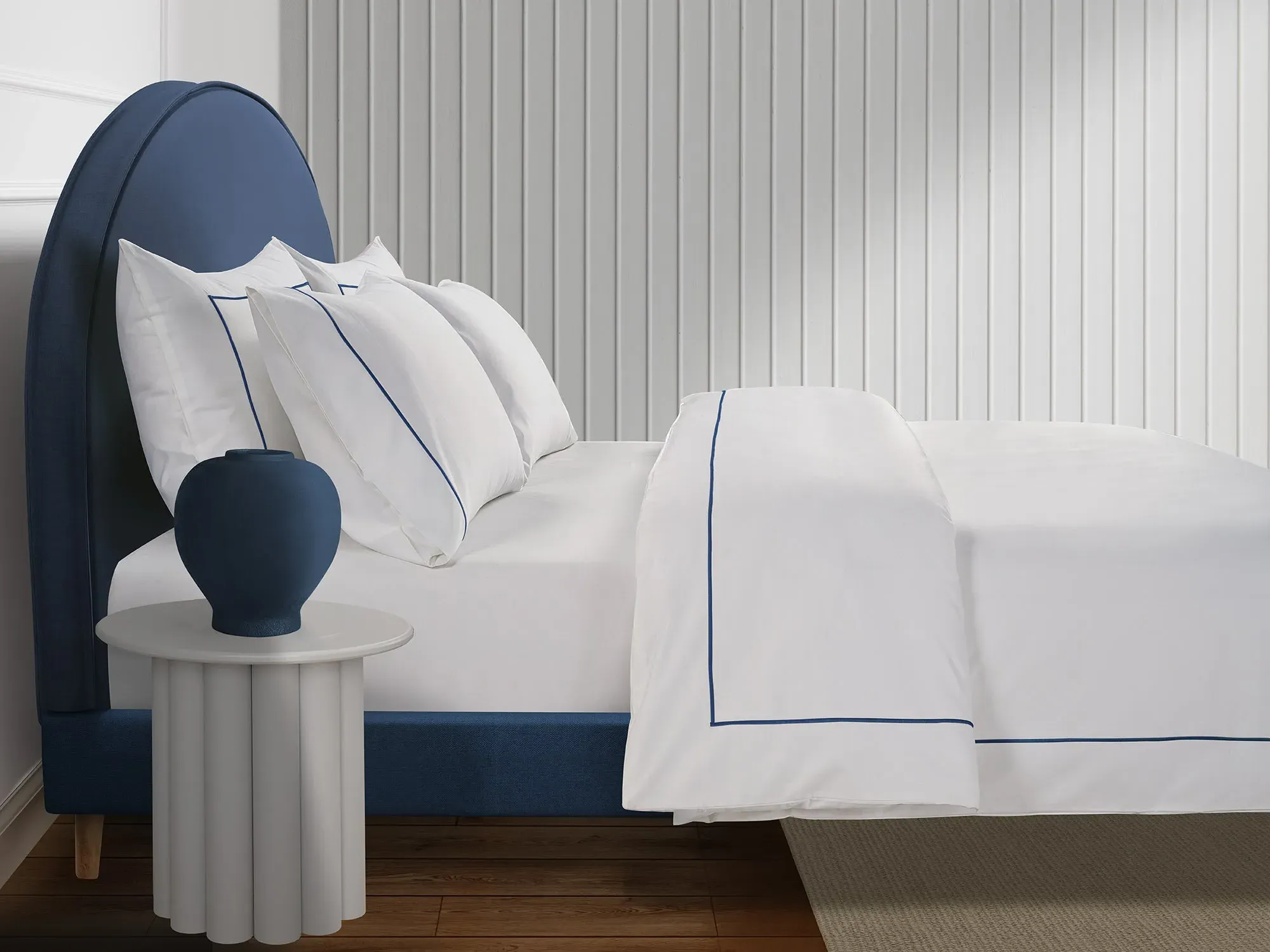 Single Duvet Cover 800 Thread Count - White, Cotton