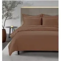 Giza Imperial Single Duvet Cover - Mocha, Egyptian Cotton alternate view