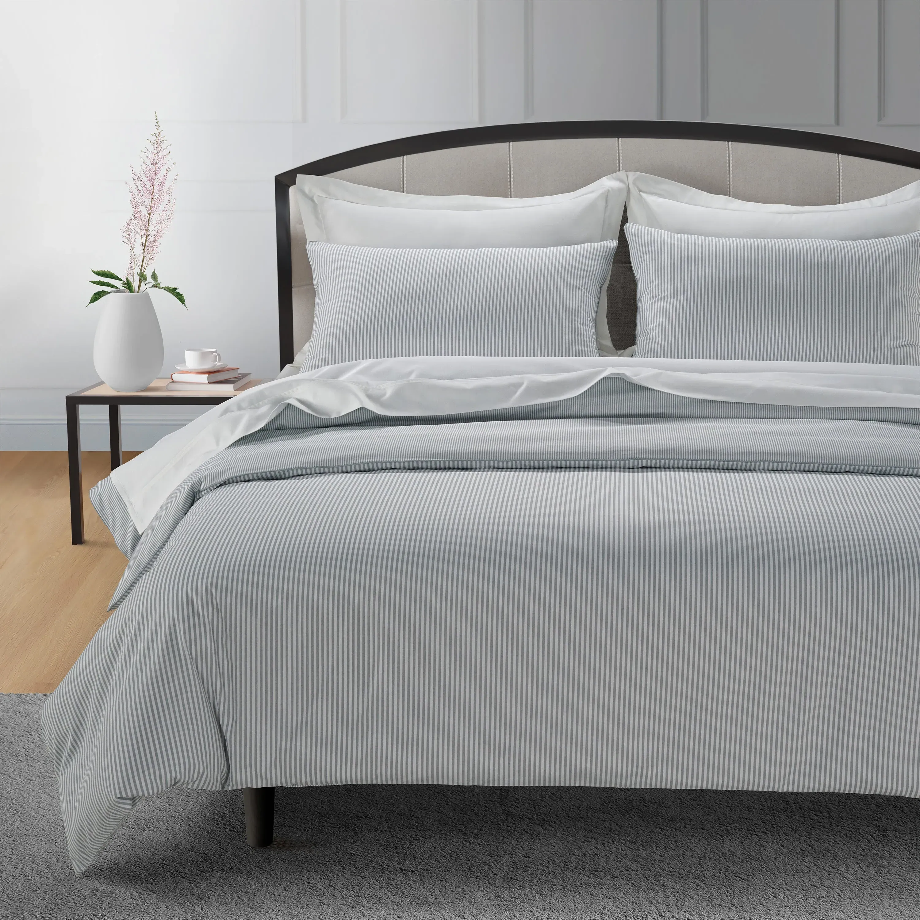 Single Duvet Cover - Celeste, Cotton Percale