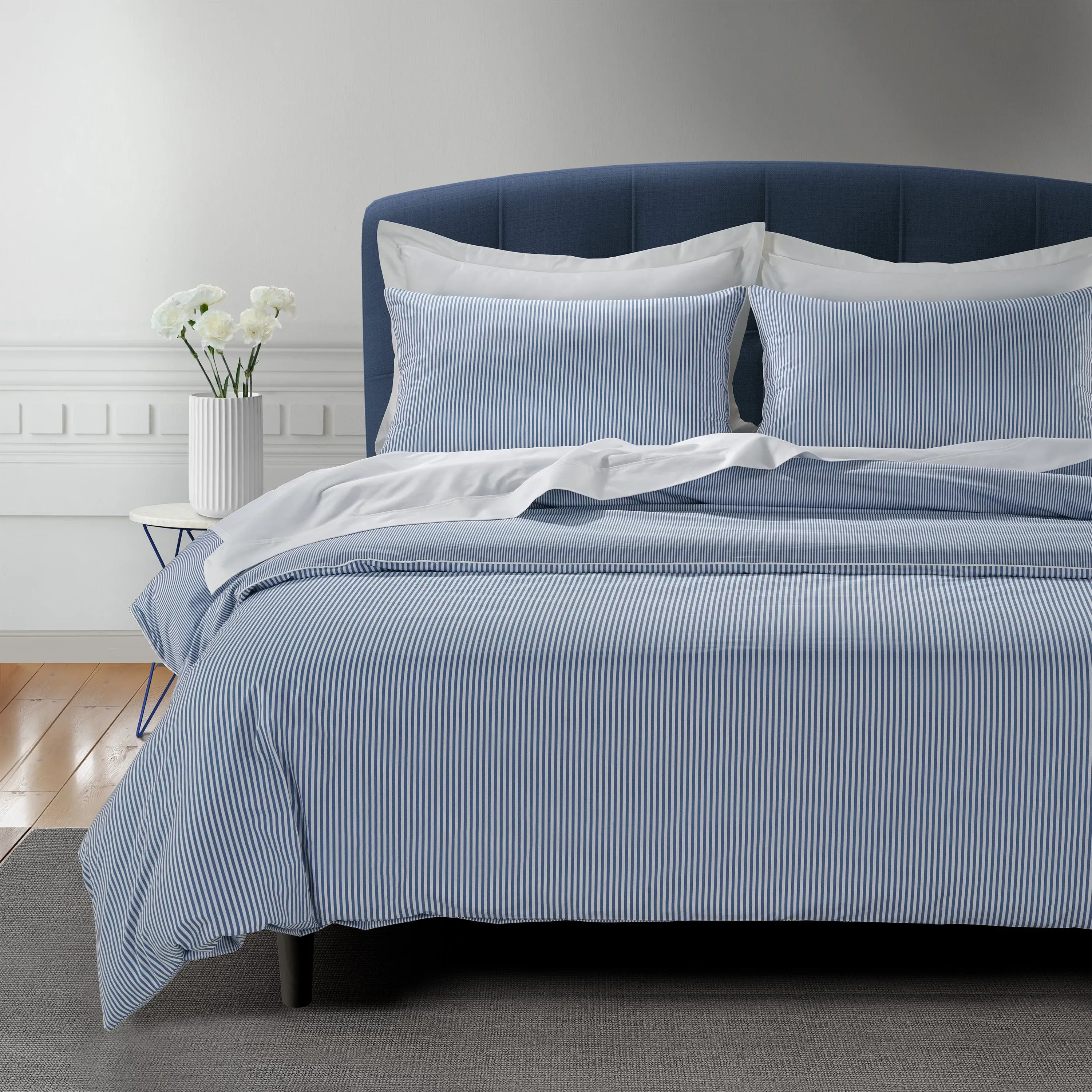 Single Duvet Cover - Celeste, Cotton Percale image