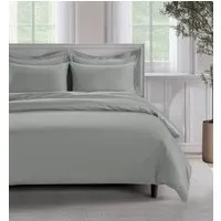 Giza Imperial Single Duvet Cover - Grey, Egyptian Cotton alternate view