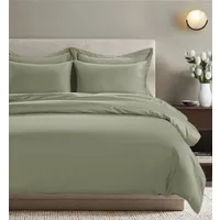 Giza Imperial Single Duvet Cover - Sage, Egyptian Cotton alternate view