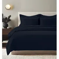 Giza Imperial Single Duvet Cover - Navy, Egyptian Cotton alternate view