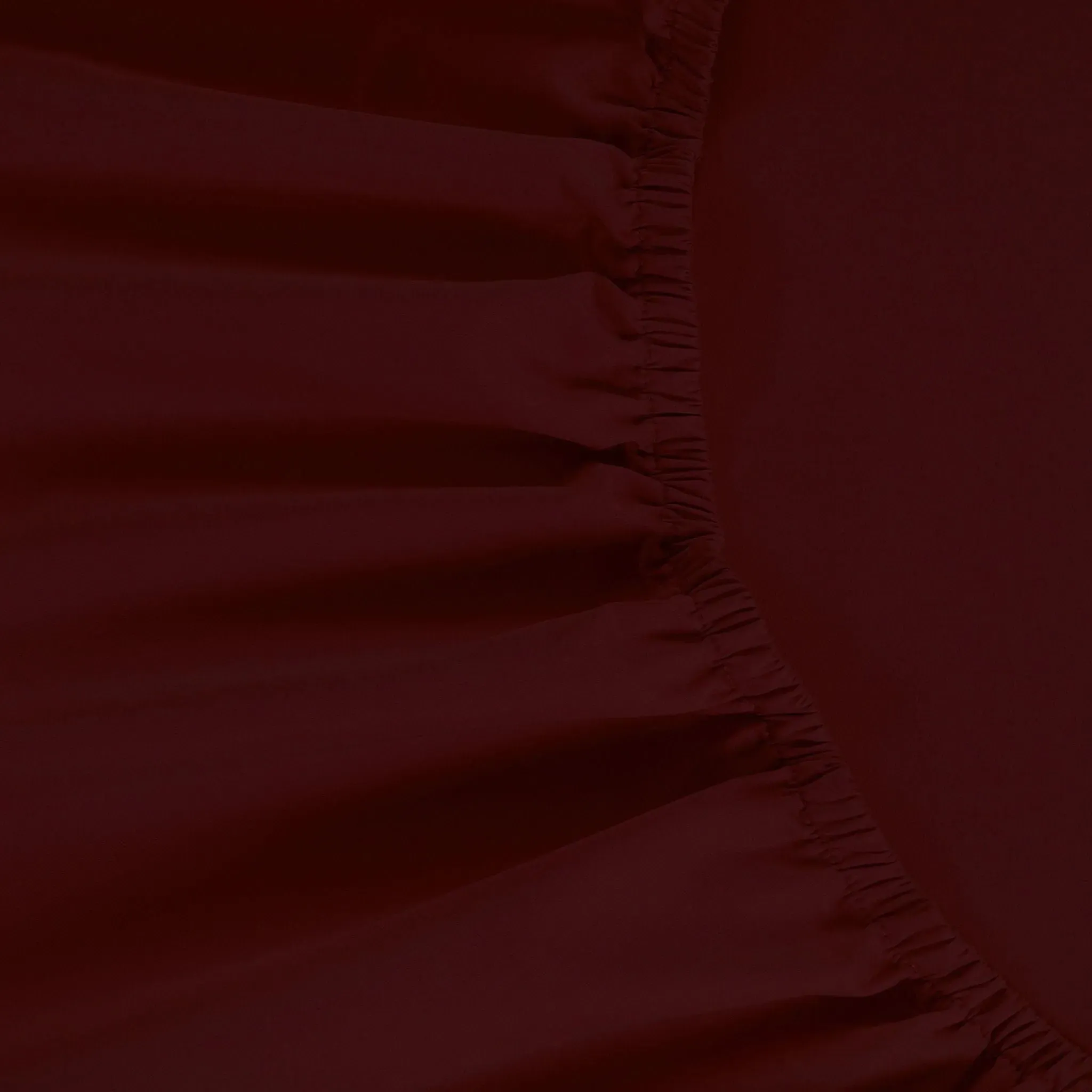 Single Fitted Sheet 800 Thread Count - Burgundy, Cotton image