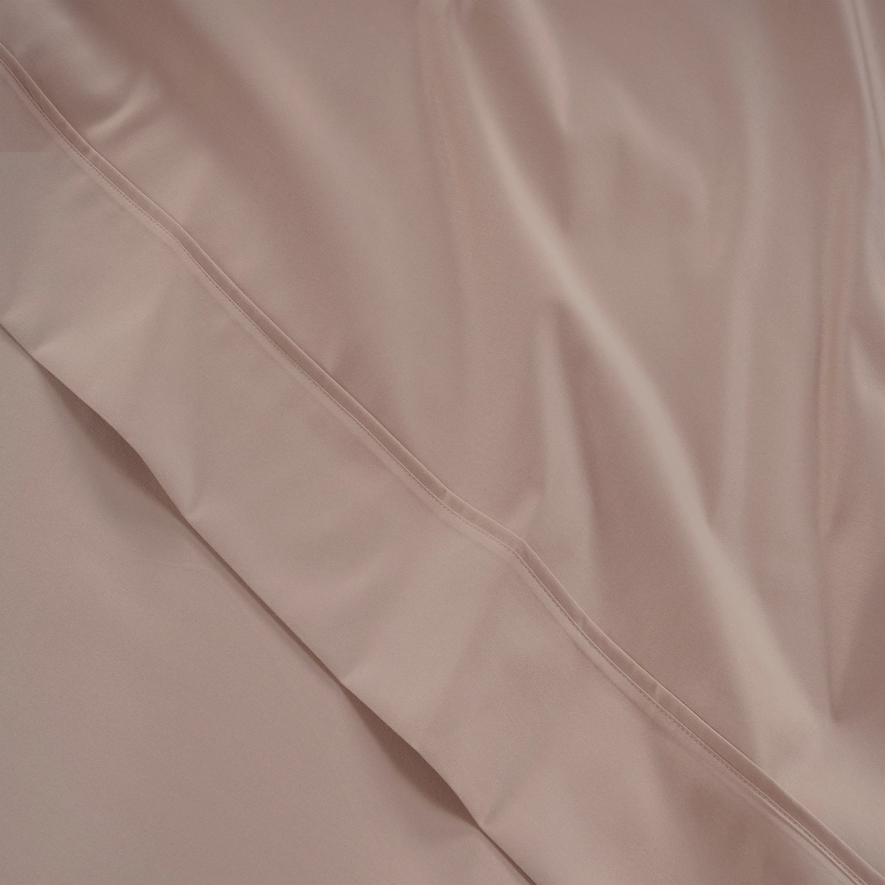 Single Flat Sheet - Dusty Rose, Egyptian Cotton
